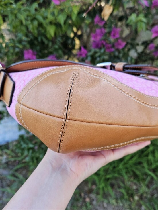 Coach Y2K Micro Signature Pink Soho Large Shoulder Bag Z16246
